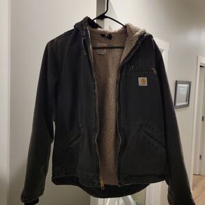 Carhartt Women's Black Sandstone Sierra Hooded Jacket